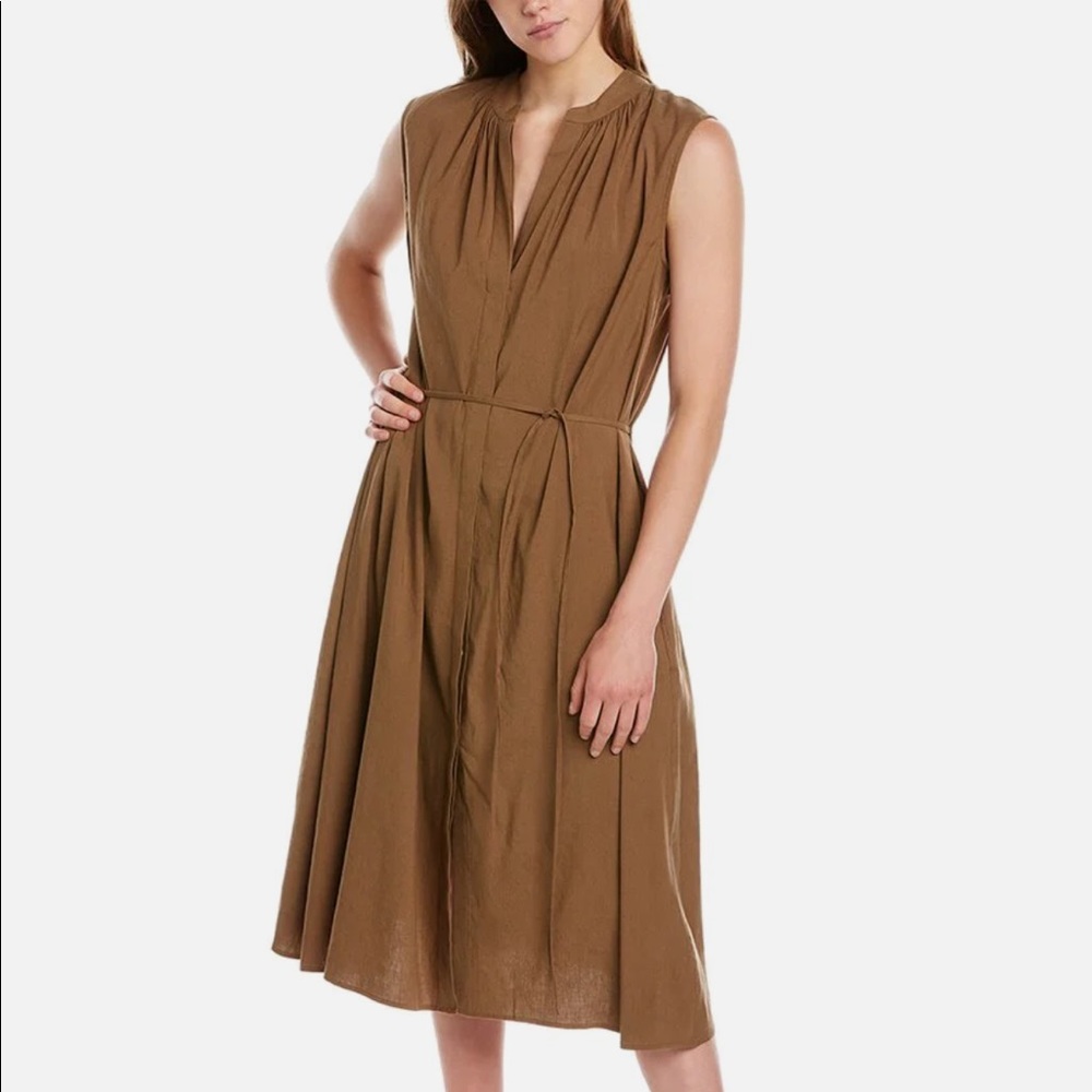 NWOT Vince linen blend shift dress XS